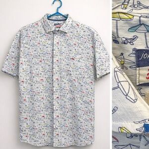 johnnie-O Hangin' Out Men's Multicolor Pattern Shirt